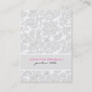 Recherche de embossée cartes visite Floral