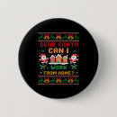 Recherche de père noël drôle badges Anniversaire