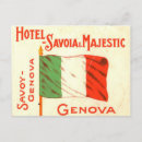 Recherche de drapeau italien cartes postales Rétro