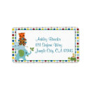 Recherche de jungle baby shower étiquettes adresse retour Animal