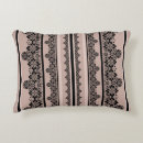 Recherche de dentelle noire coussins Chic