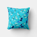 Recherche de bleu turquoise blanc coussins Pour elle