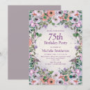 Recherche de 75 ans invitations Élégant