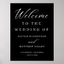 Recherche de mariage posters Typographie