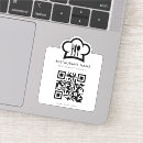 Recherche de menu autocollants Personnalisation