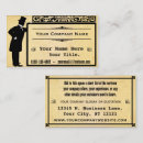 Recherche de old fashioned cartes visite Noir et blanc