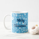 Recherche de motif de renne tasses Bleu
