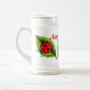 Recherche de coccinelle rouge tasses Noir