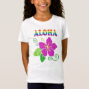 Recherche de fleur hawaïenne tshirts Jeune fille