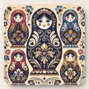 Recherche de poupée dessous de verres Matryoshka