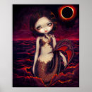 Recherche de sirène gothique posters Lune