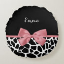 Recherche de girafe rose coussins Mignon