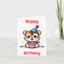 Recherche de tiger anniversaire cartes Tigre