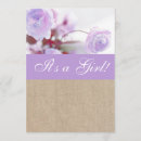 Recherche de lavender baby shower fille invitations Élégant