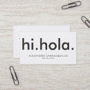 Recherche de traducteur moderne cartes visite Anglais