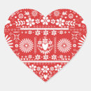 Recherche de coeur mexicain autocollants Fête