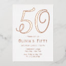 Recherche de foil anniversaire invitations Élégant