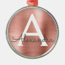 Recherche de metal ornements Monogramme