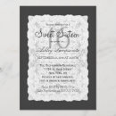 Recherche de monogramme 14x19 invitations Noir