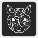 Recherche de tribal noir autocollants Noir et blanc