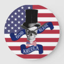 Recherche de drapeau américain rond horloges Étoiles et rayures