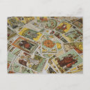 Recherche de fortune cartes postales Divination