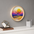 Recherche de coucher du soleil horloges Minimaliste