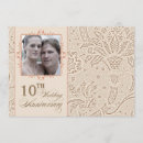 Recherche de 10 ans mariage invitations 10e