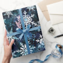 Recherche de flocon neige papier cadeau Hiver