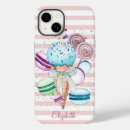 Recherche de macarons français iphone coques Rose