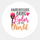 Recherche de coiffeur drôle autocollants Cheveux