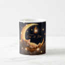 Recherche de chat et lune tasses Muqueuse