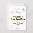 Recherche de gender reveal invitations Fille ou garçon