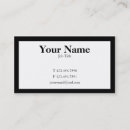 Recherche de réel cartes visite Simple