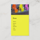 Recherche de habillement mode cartes visite Coloré