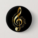 Recherche de note de musique badges Noir