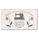 Recherche de machine coudre vintage cartes visite Féminin