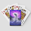 Recherche de clair lune de jeux de cartes Violet