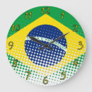 Recherche de brésilien horloges Drapeau du brésil