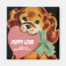 Recherche de canines magnets Vintage