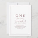 Recherche de minimalist 1ans anniversaire invitations Pour elle