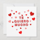 Recherche de quiero vœux cartes Le quiero mucho