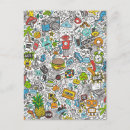 Recherche de fruit kawaii cartes postales Drôle