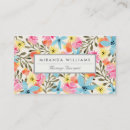 Recherche de imprimer cartes visite Floral