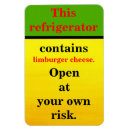 Recherche de jaune sur le noir magnets Réfrigérateur