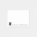Recherche de vétérinaire post its Chat