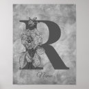 Recherche de monogramme r posters Pour elle