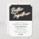 Recherche de ensembles mariage invitations Noir et blanc