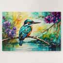 Recherche de martin pêcheur puzzles Paysage
