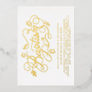 Recherche de feuillage invitations Typographie